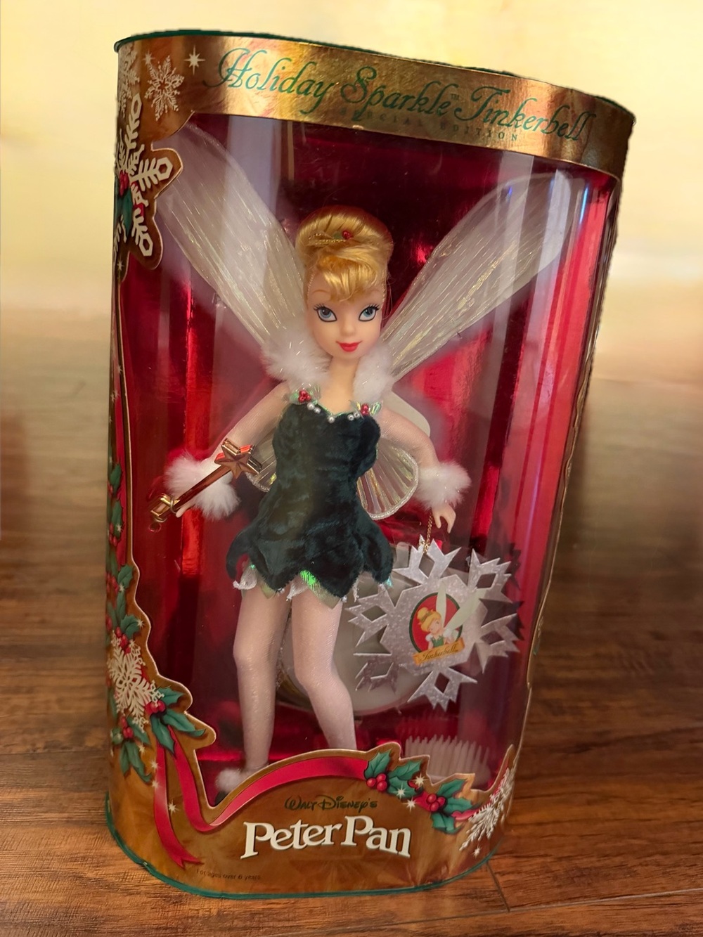 Tinker Bell Holiday Sparkle Doll by Walt Disney’s Peter Pan vintage 1999